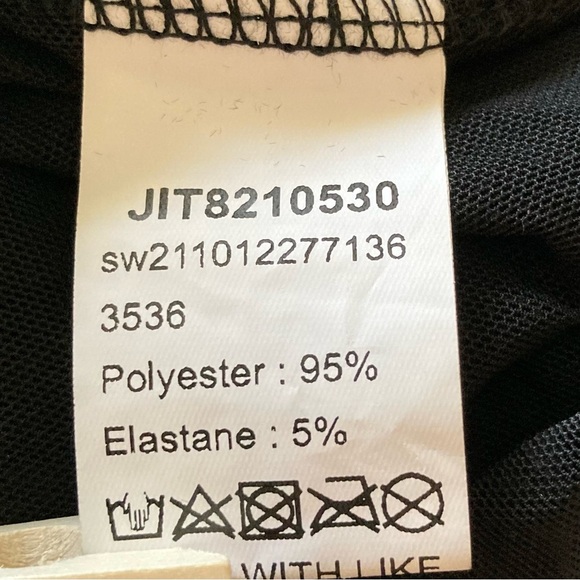 Mesh and Velvet Black Floral Lace Long Sleeve Crop Top - Picture 3 of 6